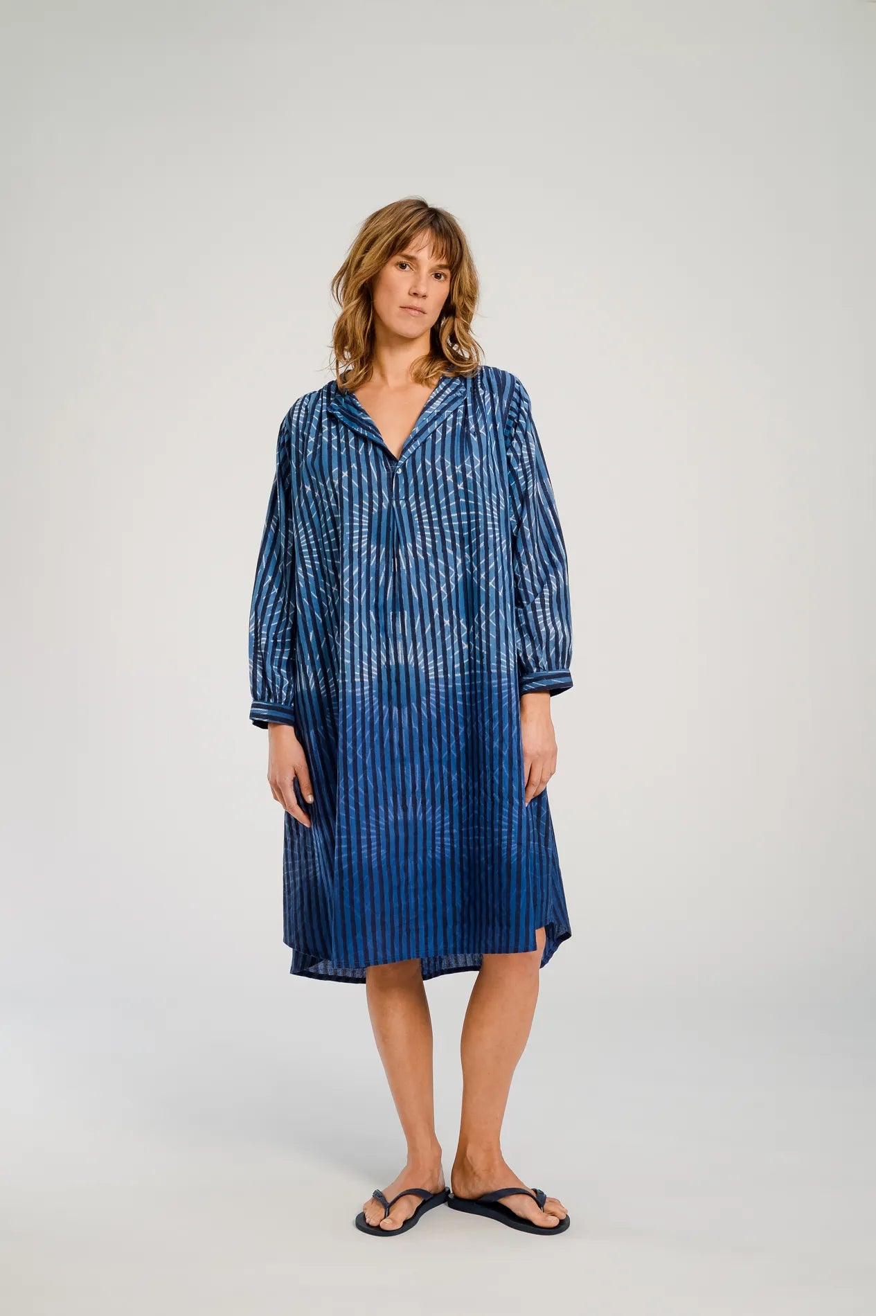 Robe teintée bleu JODPUR