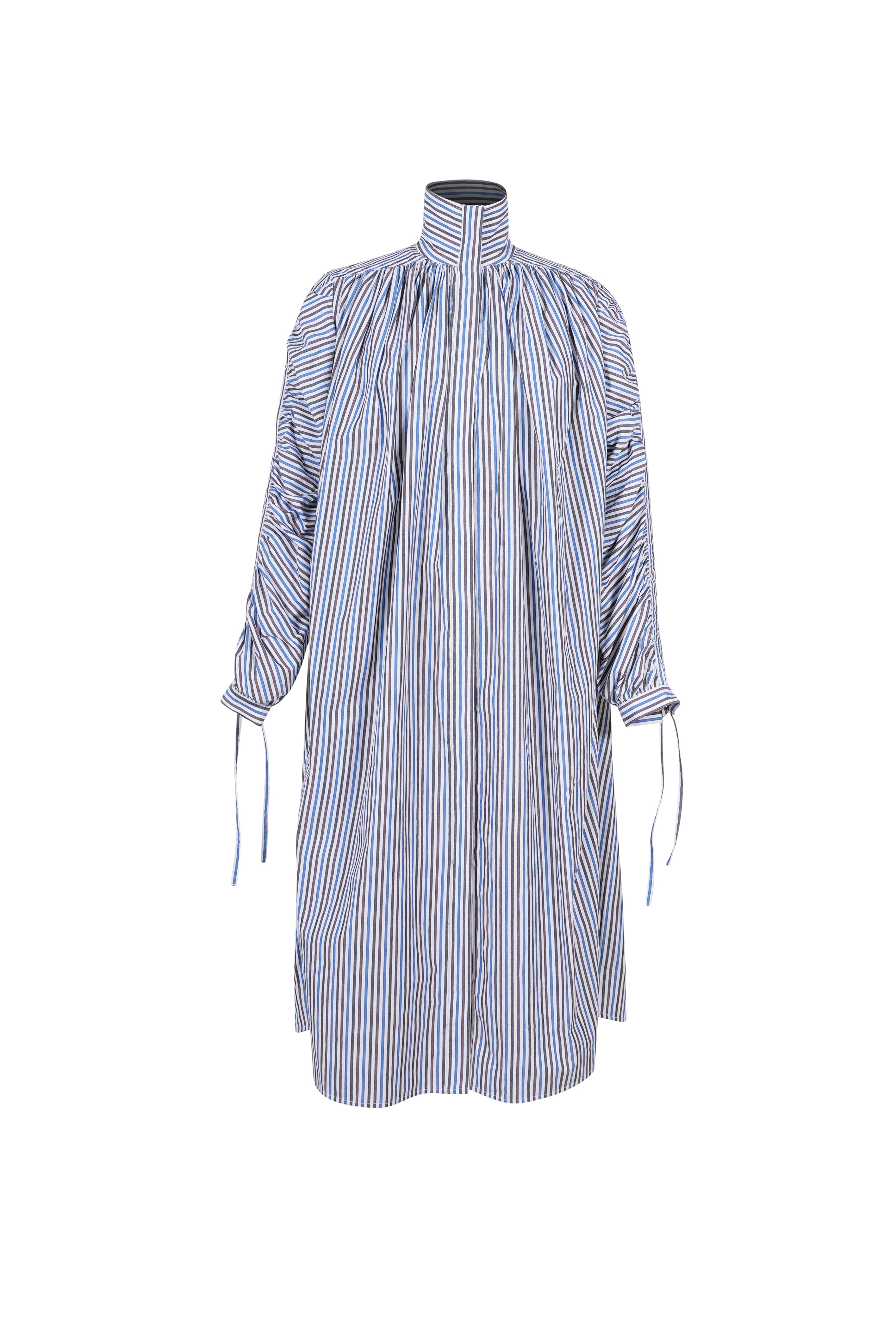 JOY blue striped long dress