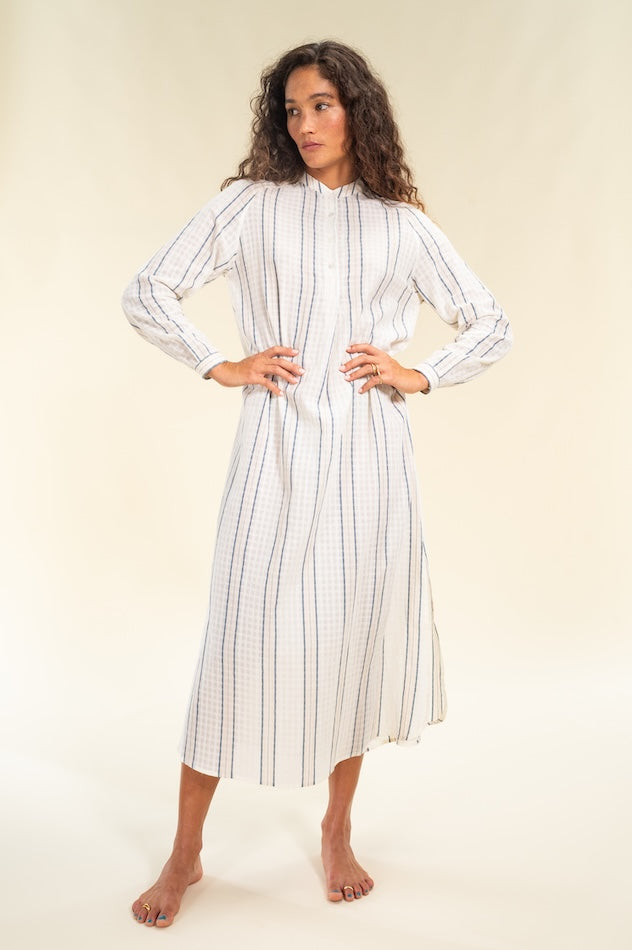 Robe longue à rayures KOBE