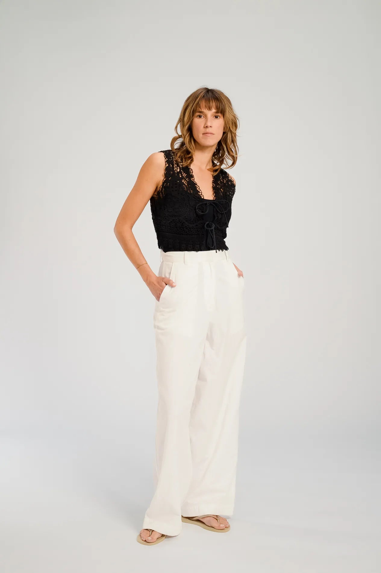 MERU black lace top