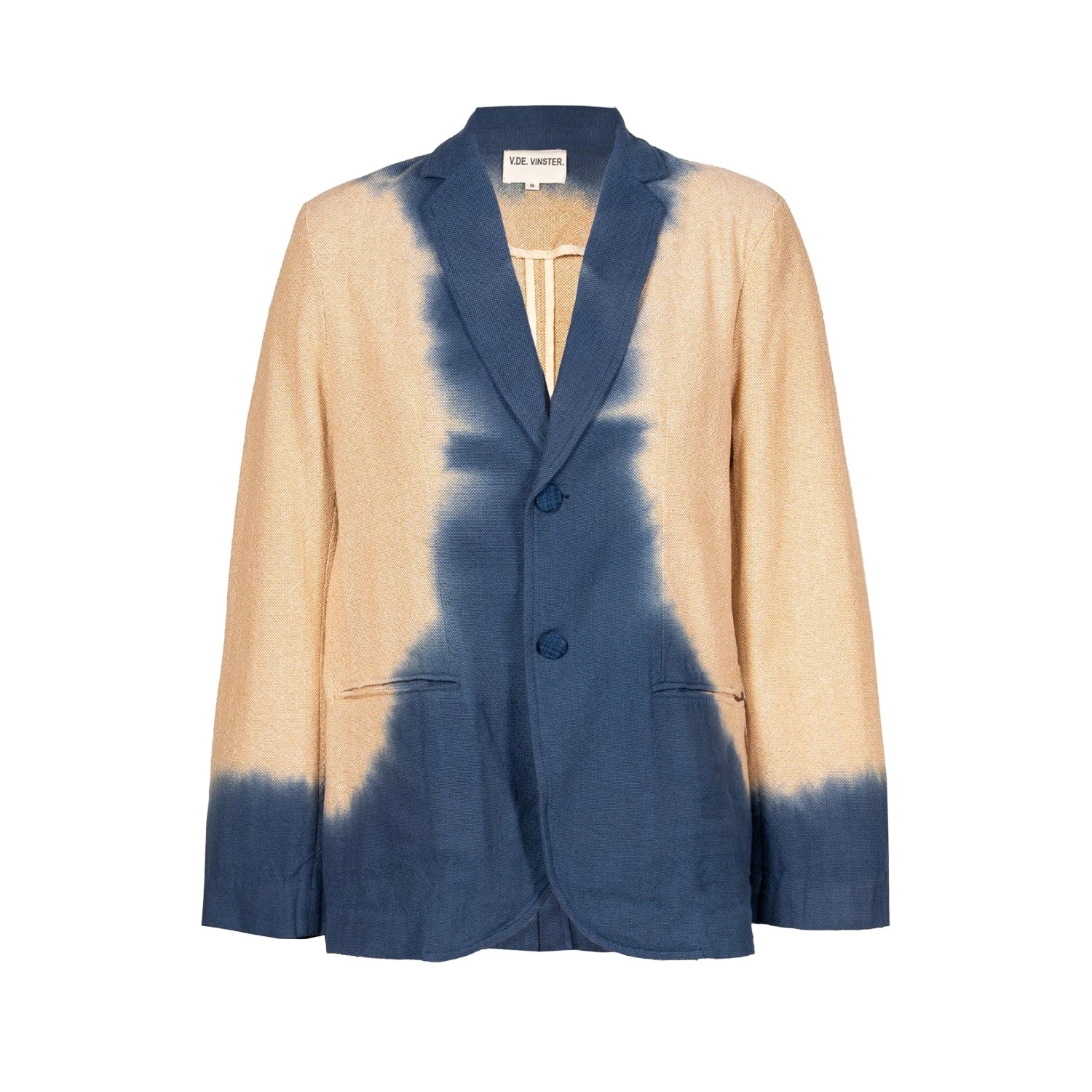 Veste de tailleur tie and dye bleu OGA