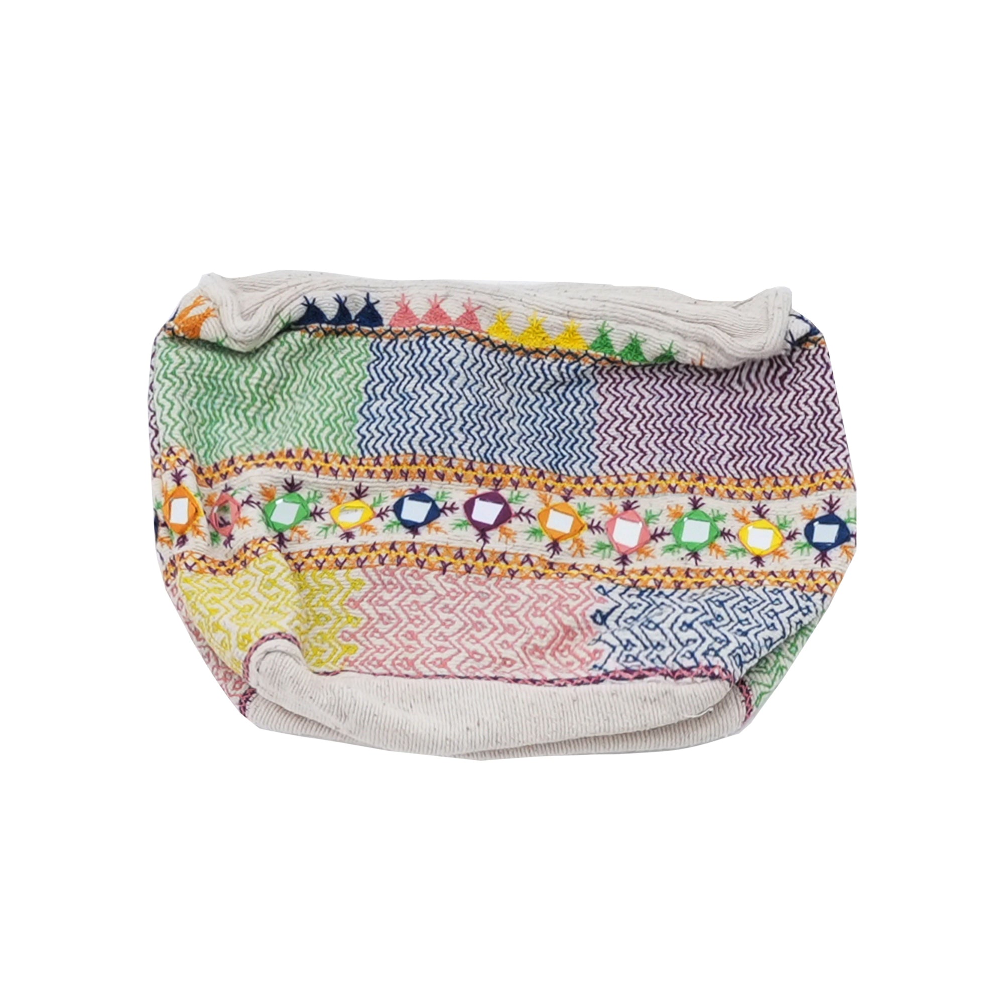 pochette brodée v de vinster