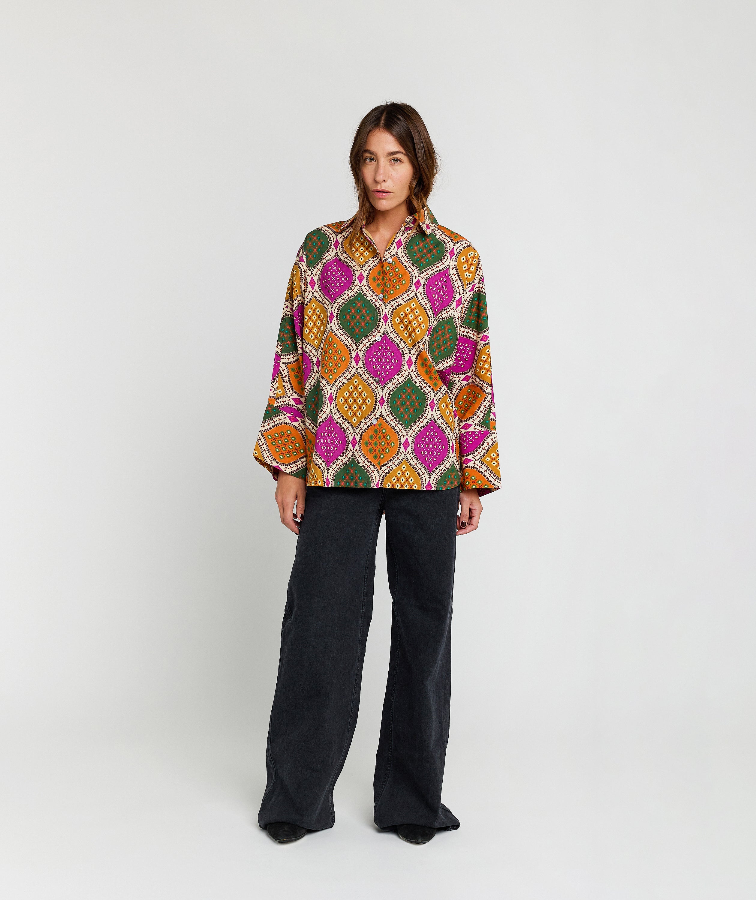 Chemise en coton imprimée TRUST