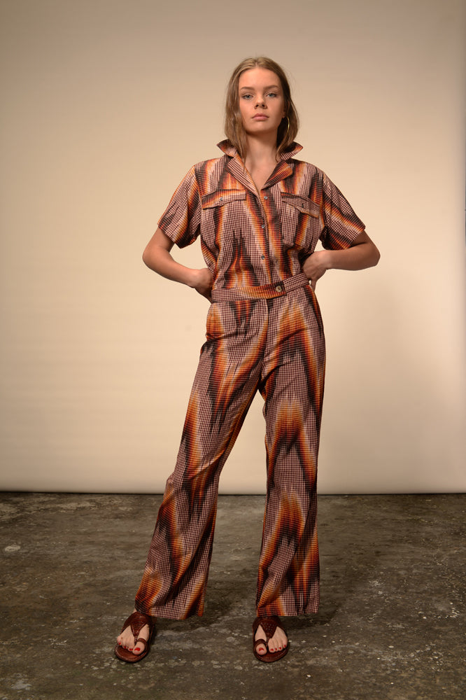 Smirti flame print pants