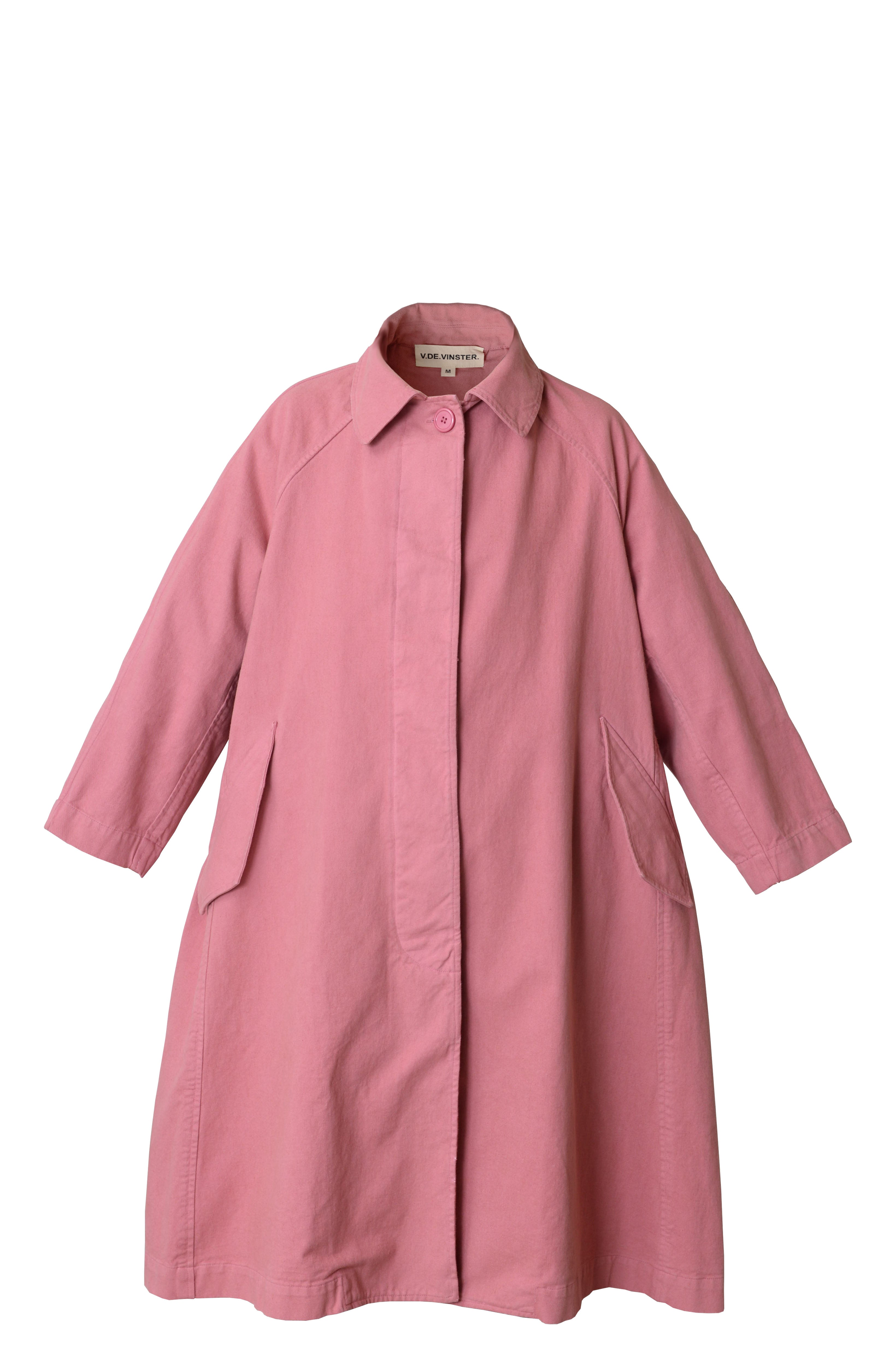 Blandine pink trench coat